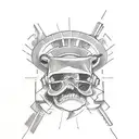 create a tattoo inspired from the phrase "and I bet you and then pass" but without letters  tattoo design idea