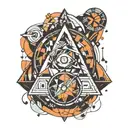 Sleep token Euclid tattoo design idea