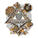 Sleep token Euclid tattoo design idea