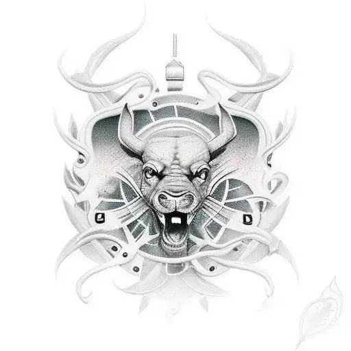 trail, rave tattoo design idea