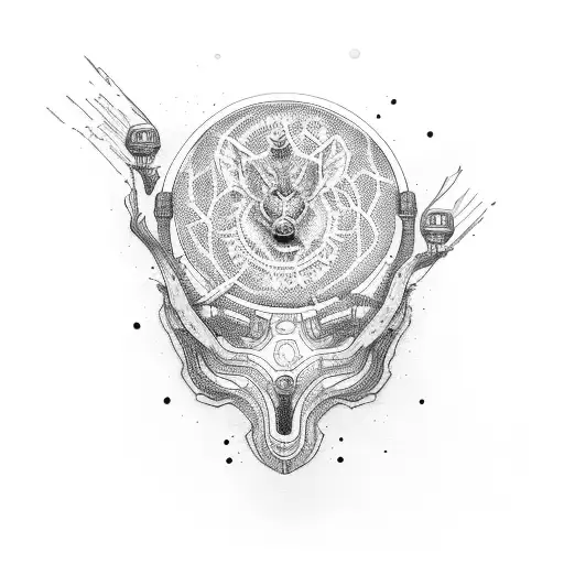 trail, rave tattoo design idea