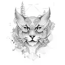 trail, rave tattoo design idea