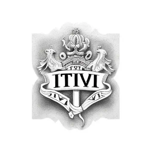 text that says "vivat rex in homine" tattoo design idea