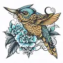 mellow tattoo design idea