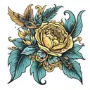 mellow tattoo design idea