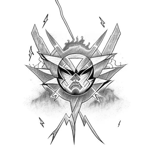 Lightning Bolt tattoo design idea