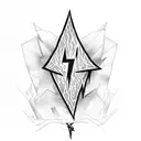 Lightning Bolt tattoo design idea