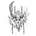 Lightning Bolt tattoo design idea