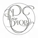 Dior inscription tattoo design idea