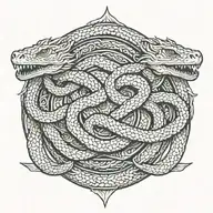jormungandr tattoo design idea