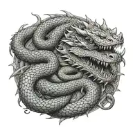 jormungandr tattoo design idea