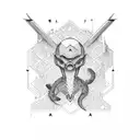 j alphabet  tattoo design idea