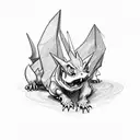 charizard tattoo design idea