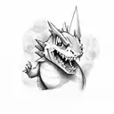 charizard tattoo design idea