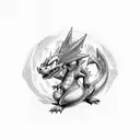 charizard tattoo design idea