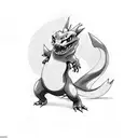 charizard tattoo design idea