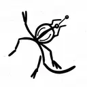 ant tattoo design idea