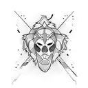 ice hockey tattoo design idea