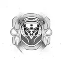 ice hockey tattoo design idea