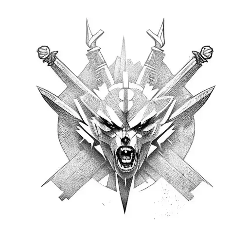The witcher tattoo design idea