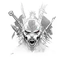The witcher tattoo design idea