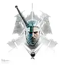 The witcher tattoo design idea
