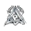 8 Ball tattoo design idea