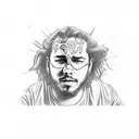 post malone songs tattoo design idea