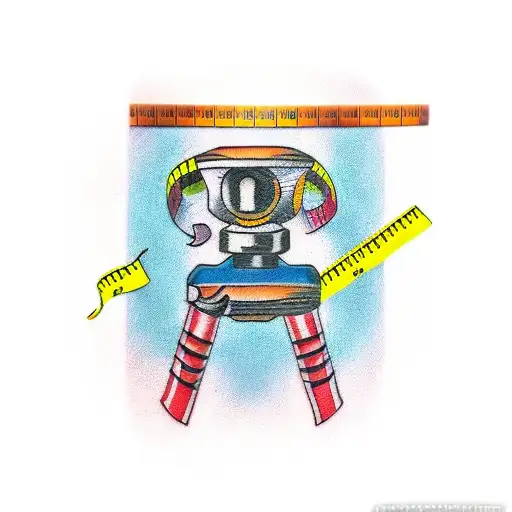 hammer, pencil, tape measure tattoo design idea