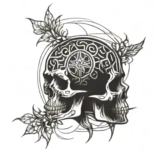 memento mori memento vivere tattoo design idea