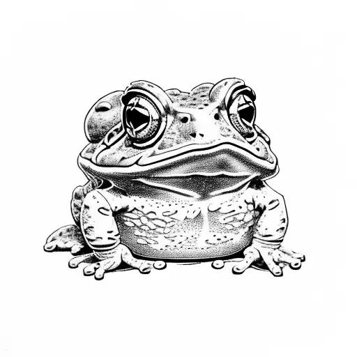 toad from mario  tattoo design idea