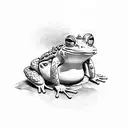 toad from mario  tattoo design idea