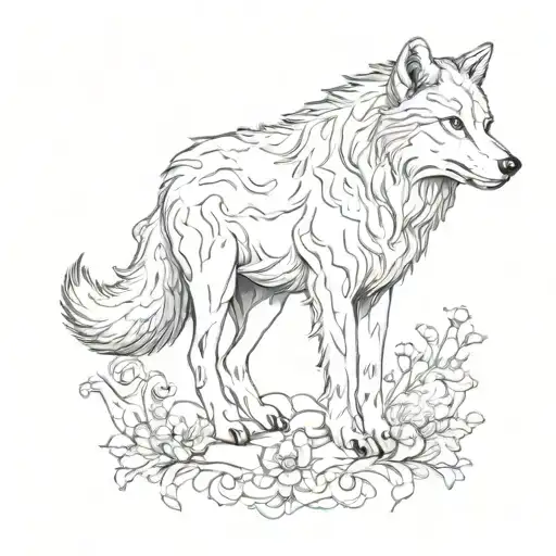 wolf in sheep's clothing tattoo design idea