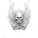 the brave and persevering one whose bravery is taking him forward. tattoo design idea