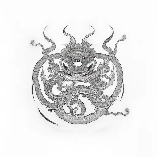 jormungandr tattoo design idea