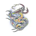 jormungandr tattoo design idea