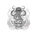 jormungandr tattoo design idea