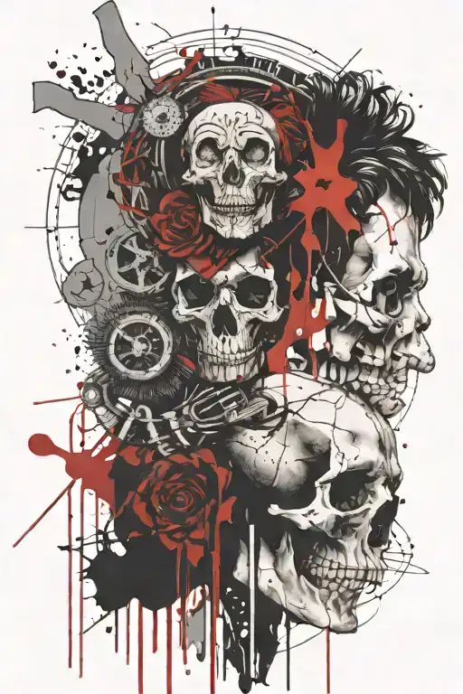 marcus aurelius memento mori tattoo design idea