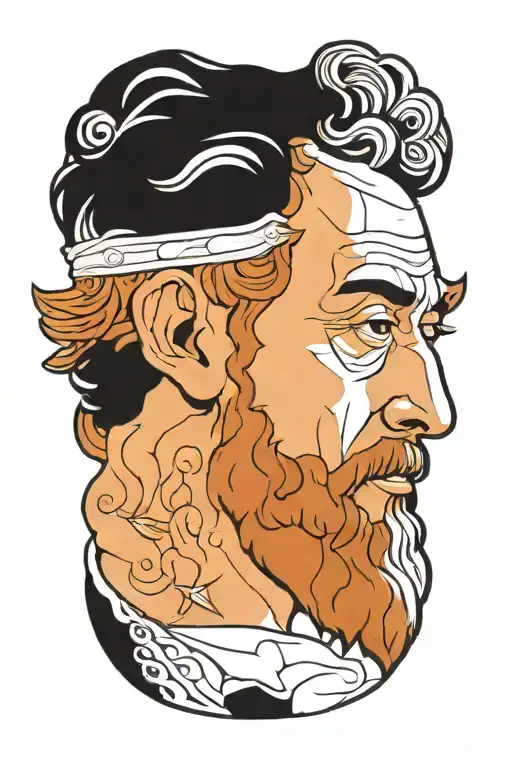 marcus aurelius tattoo design idea