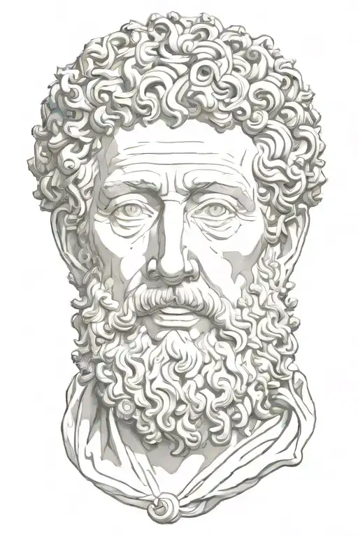 marcus aurelius tattoo design idea