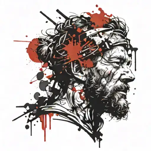 marcus aurelius tattoo design idea