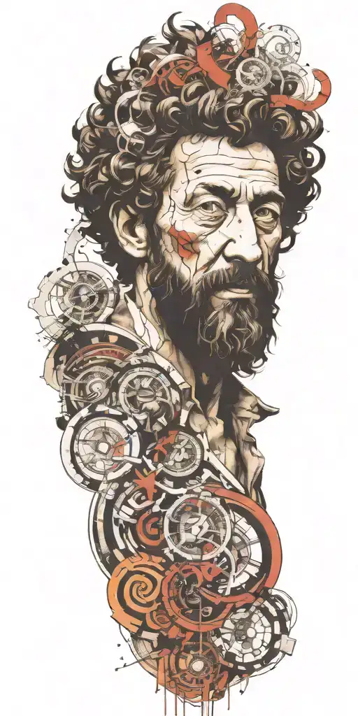 marcus aurelius tattoo design idea