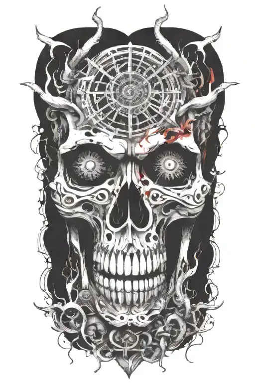 schizophrenia tattoo design idea