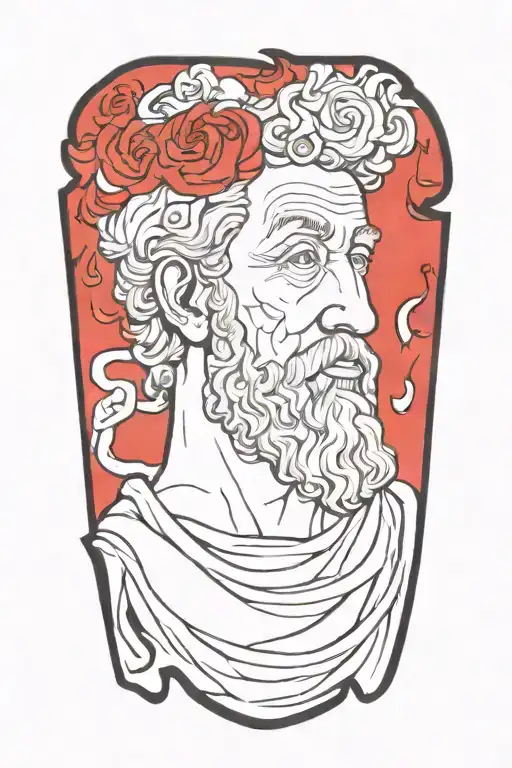 marcus aurelius tattoo design idea