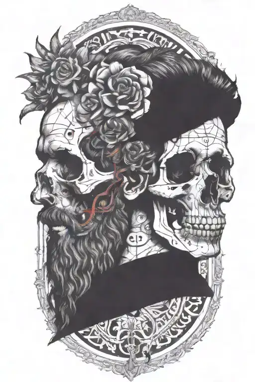 marcus aurelius memento mori tattoo design idea
