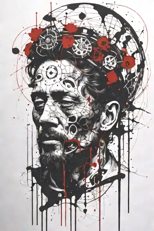 marcus aurelius memento mori tattoo design idea