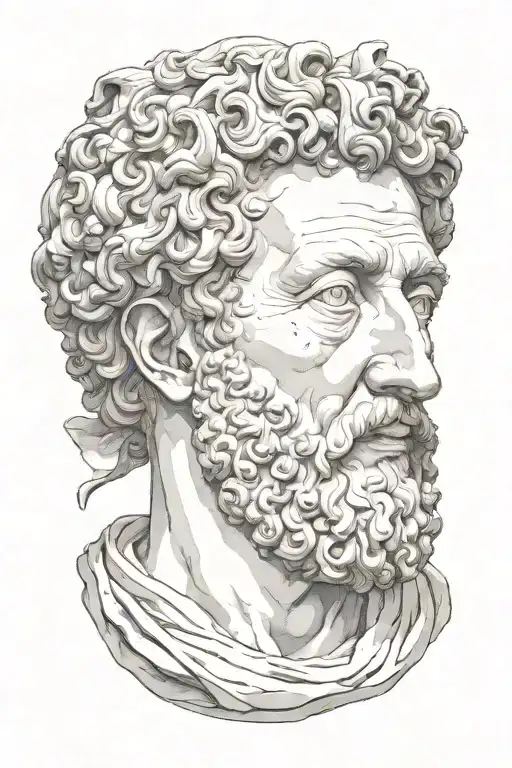marcus aurelius tattoo design idea