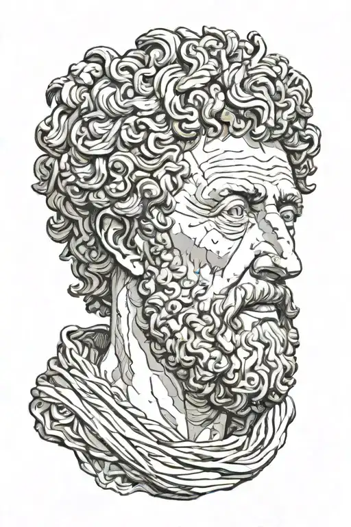 marcus aurelius tattoo design idea