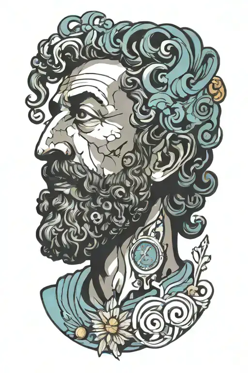 marcus aurelius tattoo design idea