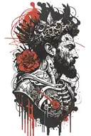 marcus aurelius and death tattoo design idea